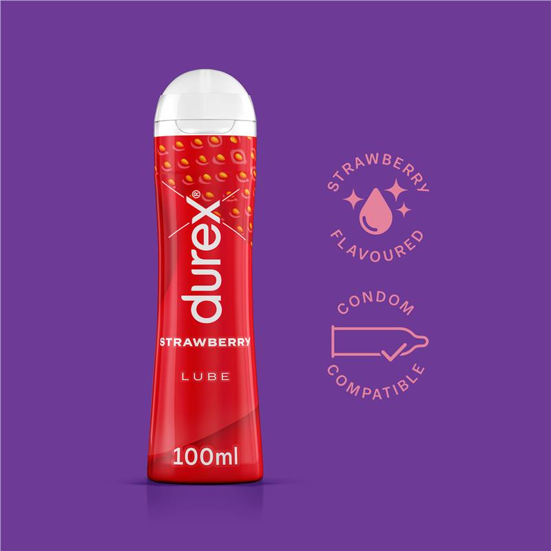 Durex Australia - Strawberry Intimate Gel Lubricant 100ml