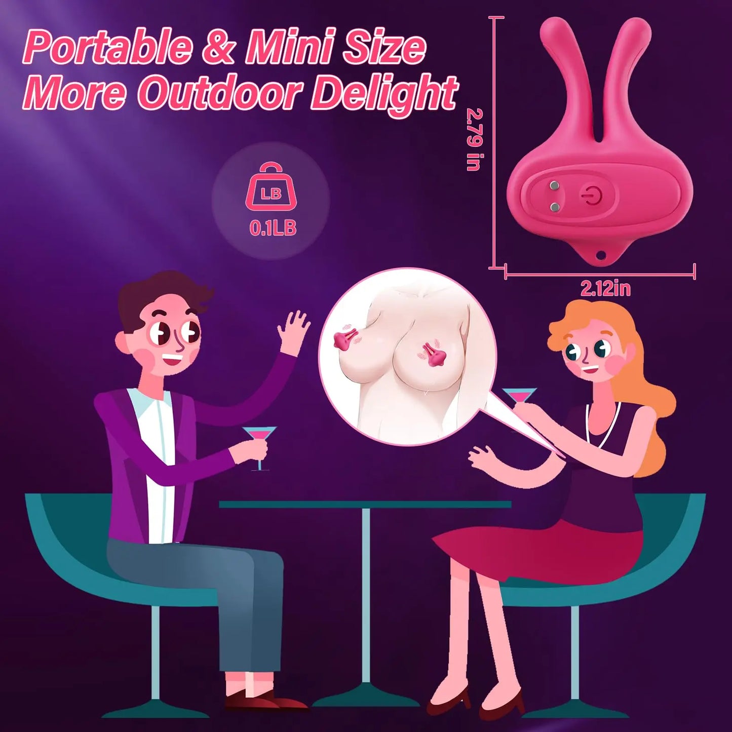 Nipple Vibrator Vibrating Nipple Clamps