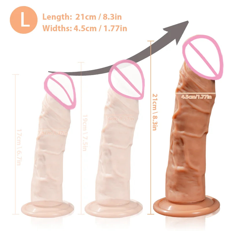Silicone Realistic Dildo for Women