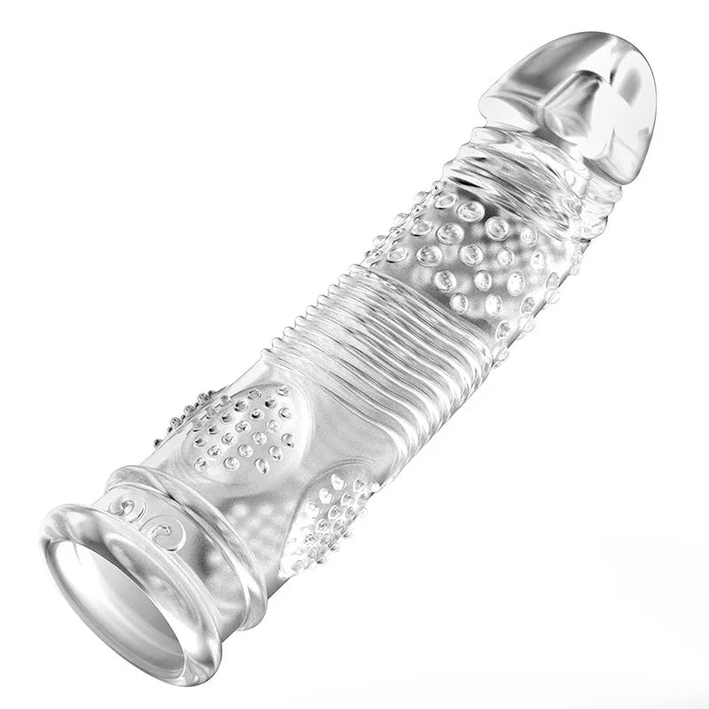 Transparent Penis Sleeve Reusable