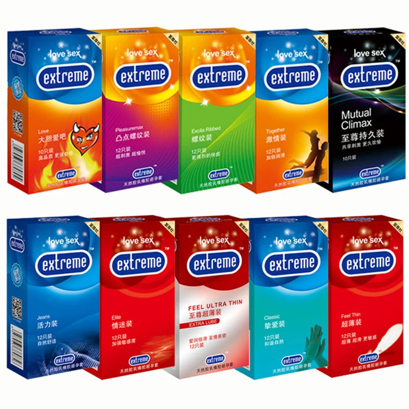 Extreme 12PCS Men's Condoms