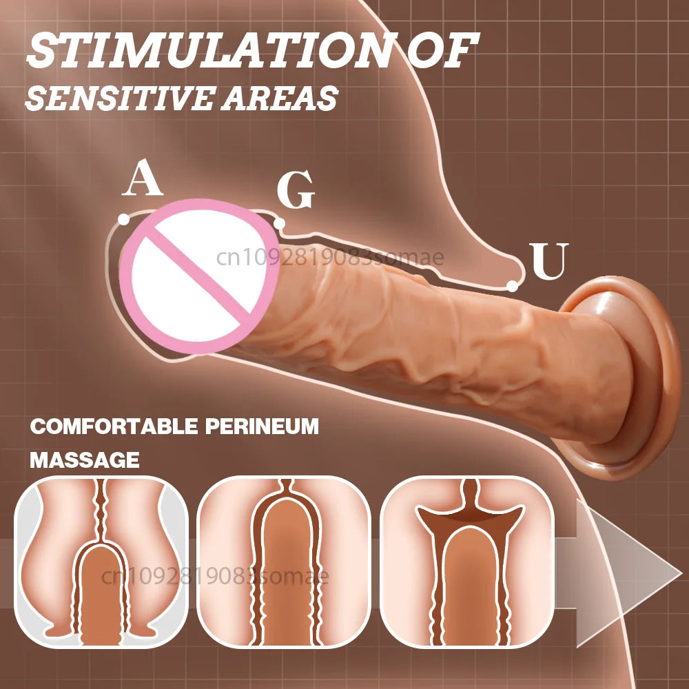 Realistic G-Spot Dildo with Suction Cup