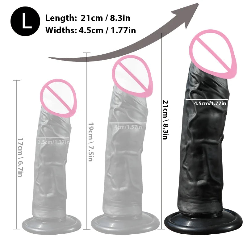 Silicone Realistic Dildo for Women