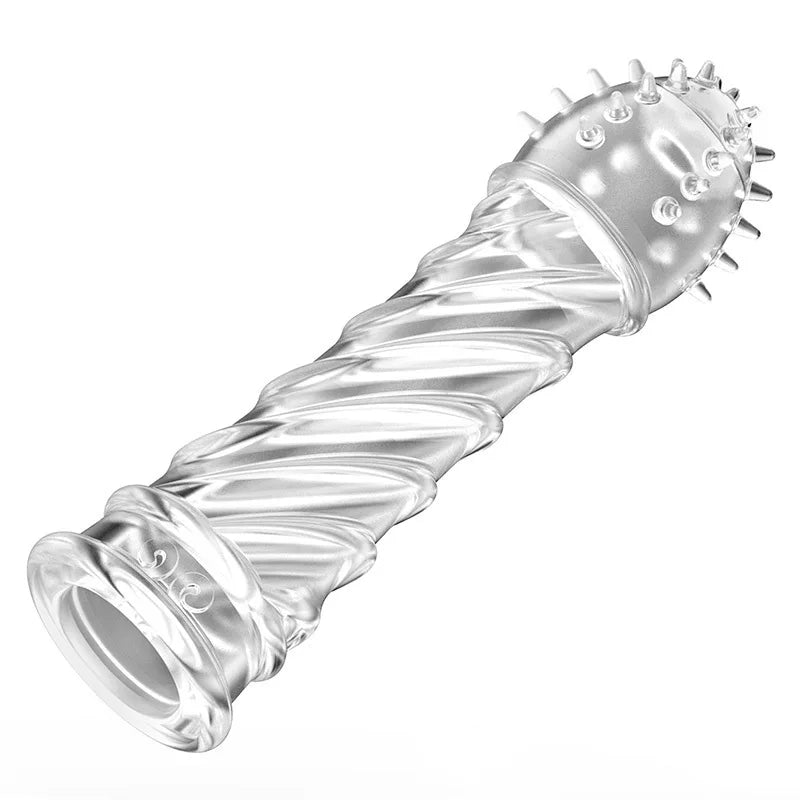 Transparent Penis Sleeve Reusable