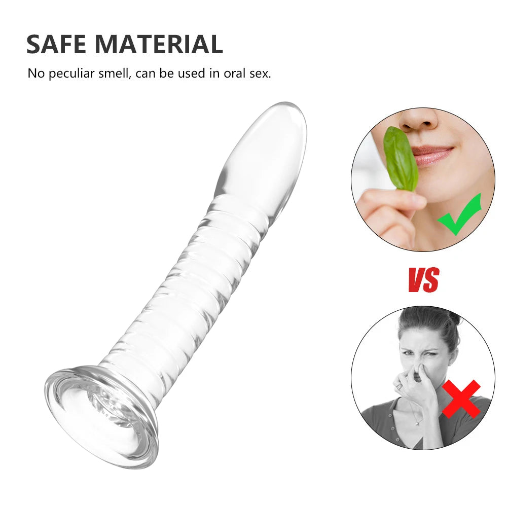 Erotic Soft 3 Size Dildo with Strong Suction Cup