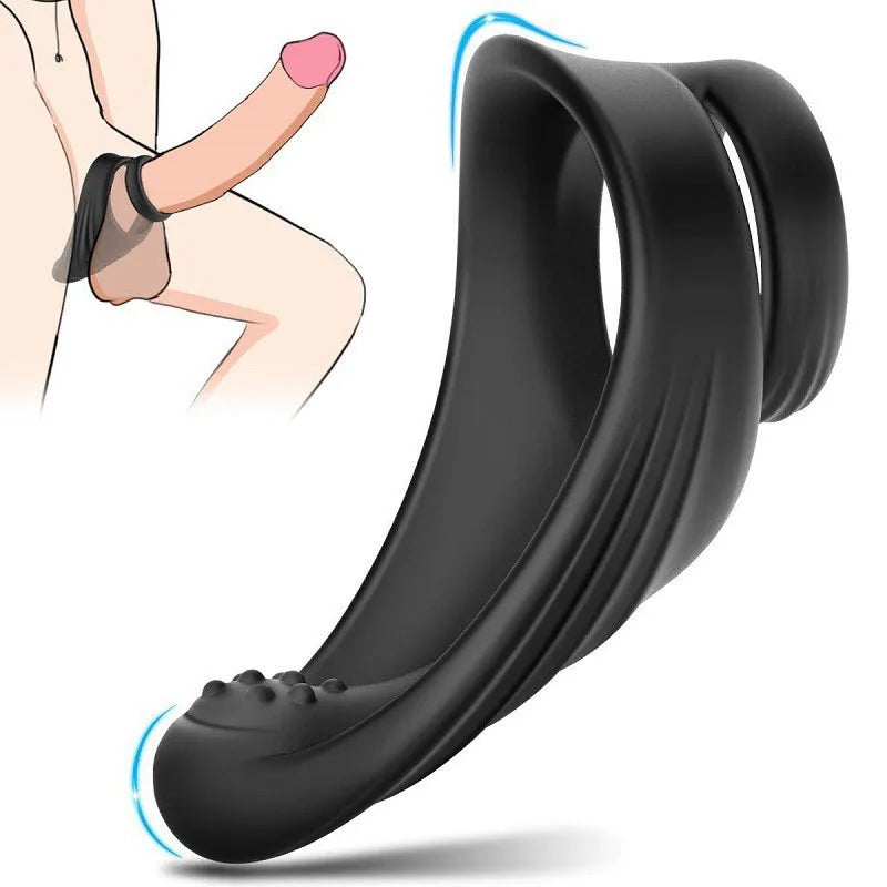Ejaculation Lock Lasting Vibrators Rings Sex Toys product for Men