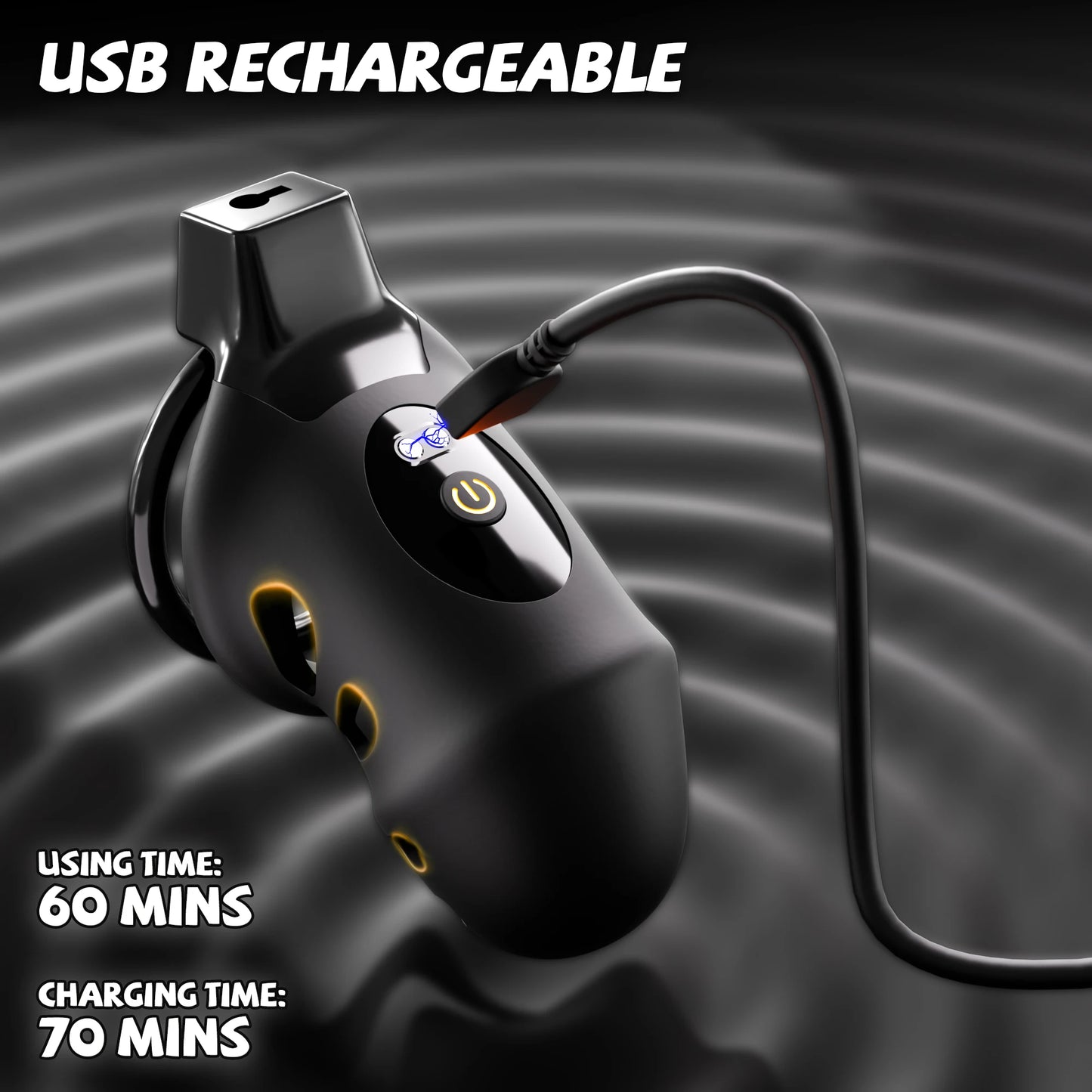 APP Control Vibrating Chastity Cage