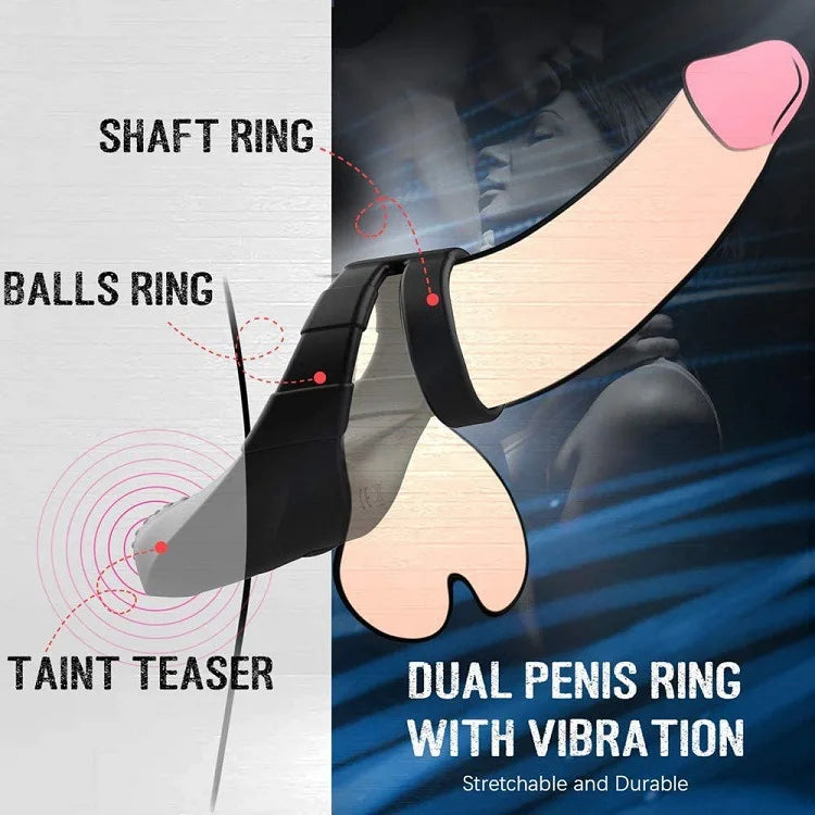 Ejaculation Lock Lasting Vibrators Rings Sex Toys product for Men
