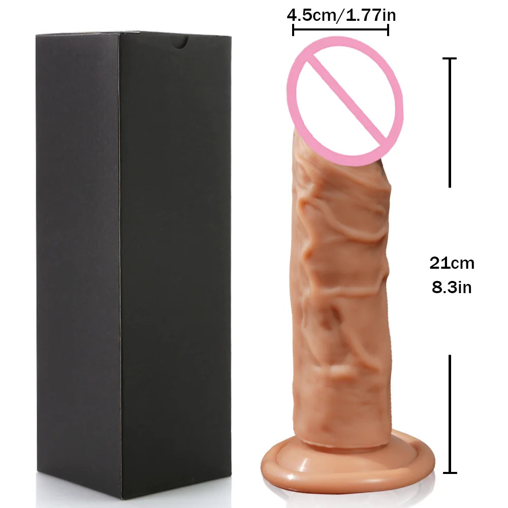 Realistic G-Spot Dildo with Suction Cup
