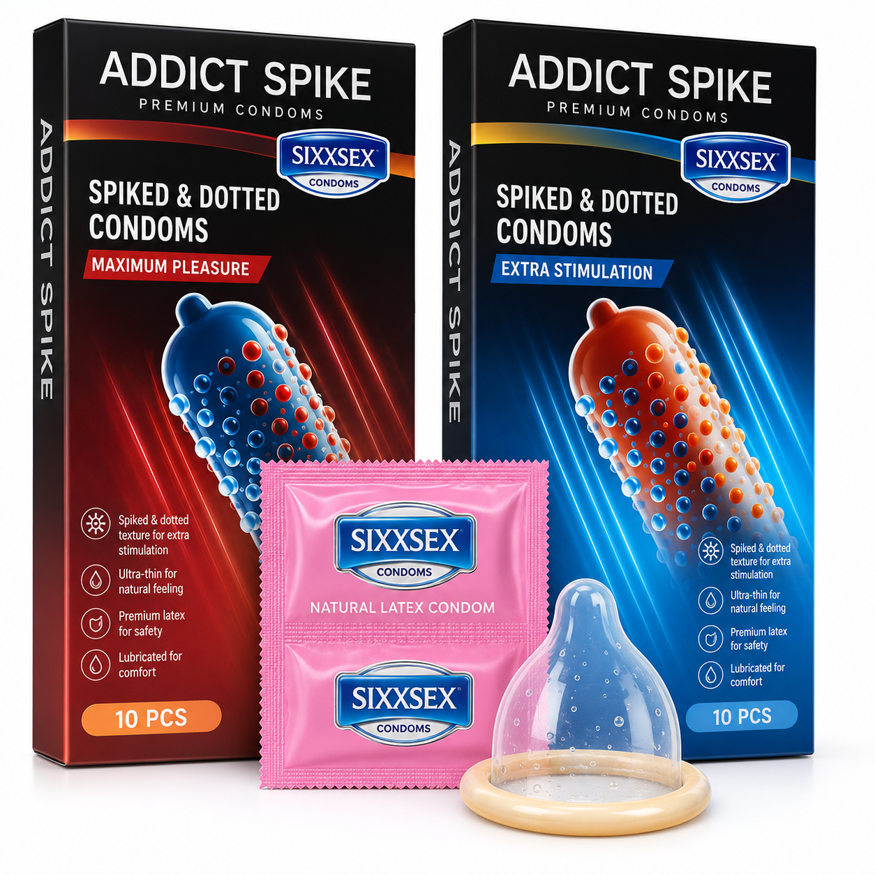 10/12pcs Ultra Thin Sensitive Condom