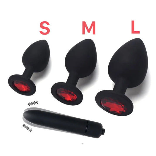 Silicone Anal Plug Dildos Bullet Sex Toys for Women