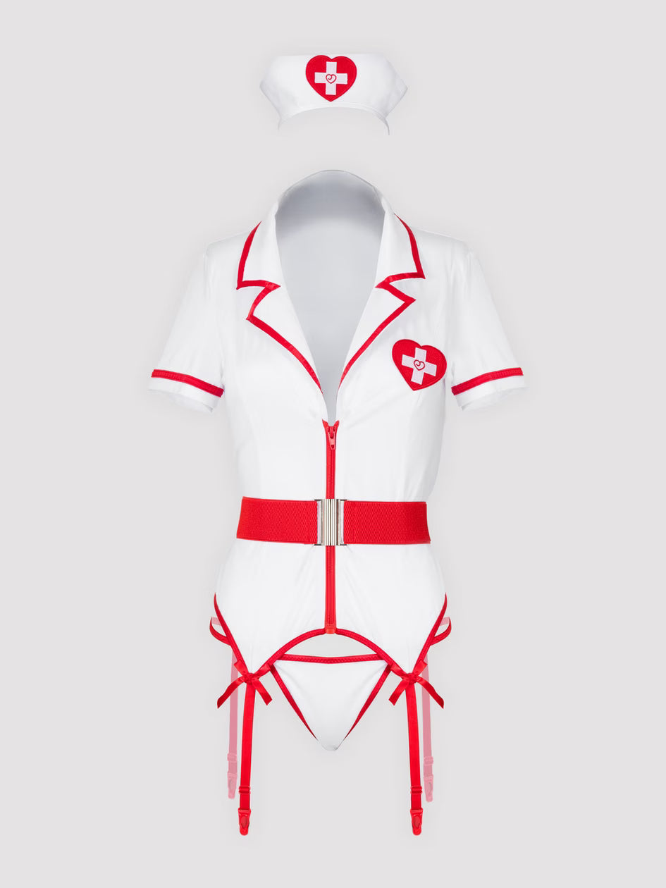 Lanka Toy Fantasy Heartbeat Hottie Nurse Costume