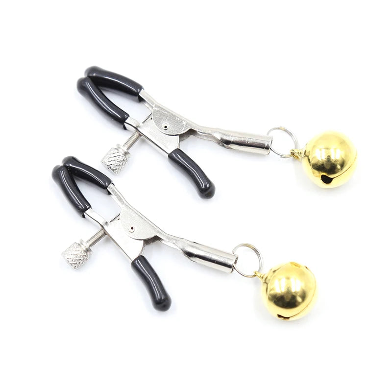 Nipple Clips with Metal Bell
