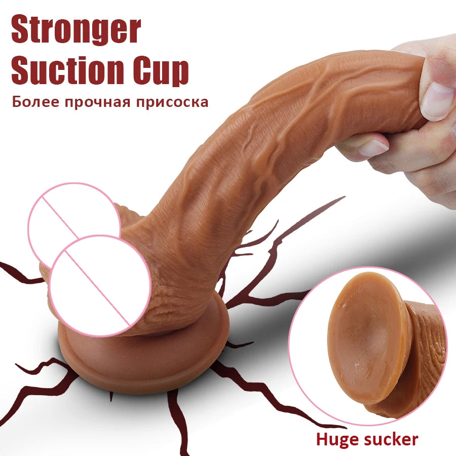 Gelugee Realistic Silicone Dildo