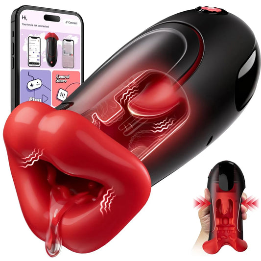 Deep Throat Mouth Blowjob Vibrator