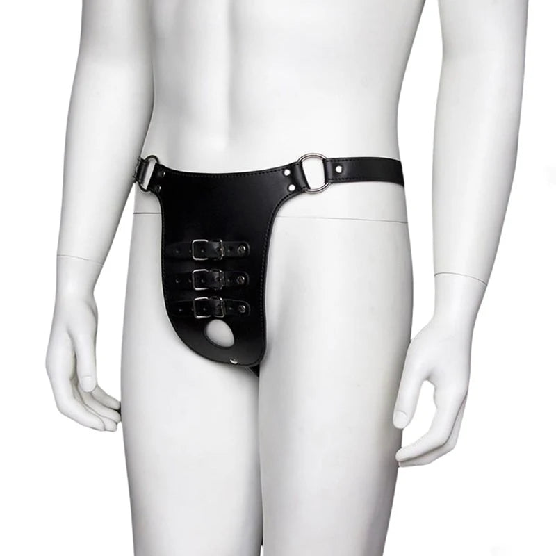 Strap on Male Chastity Pants Belt