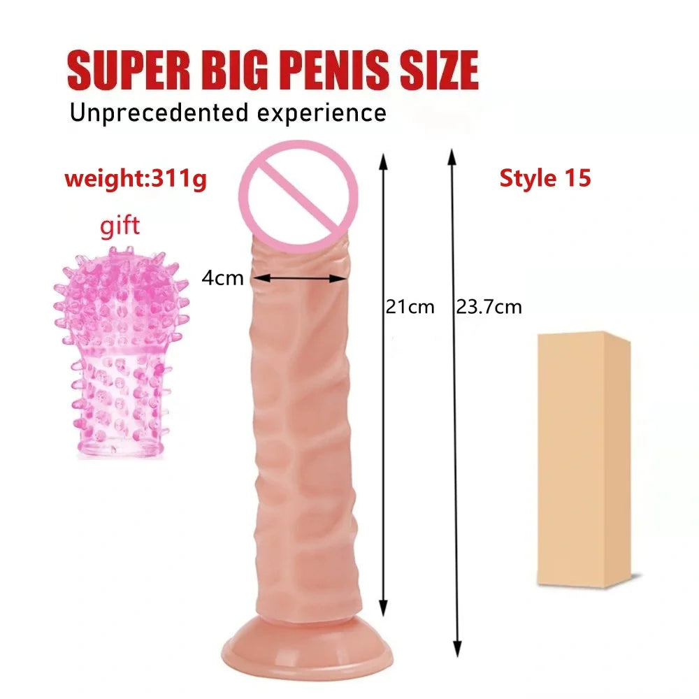 Super Skin Silicone Realistic Dildo
