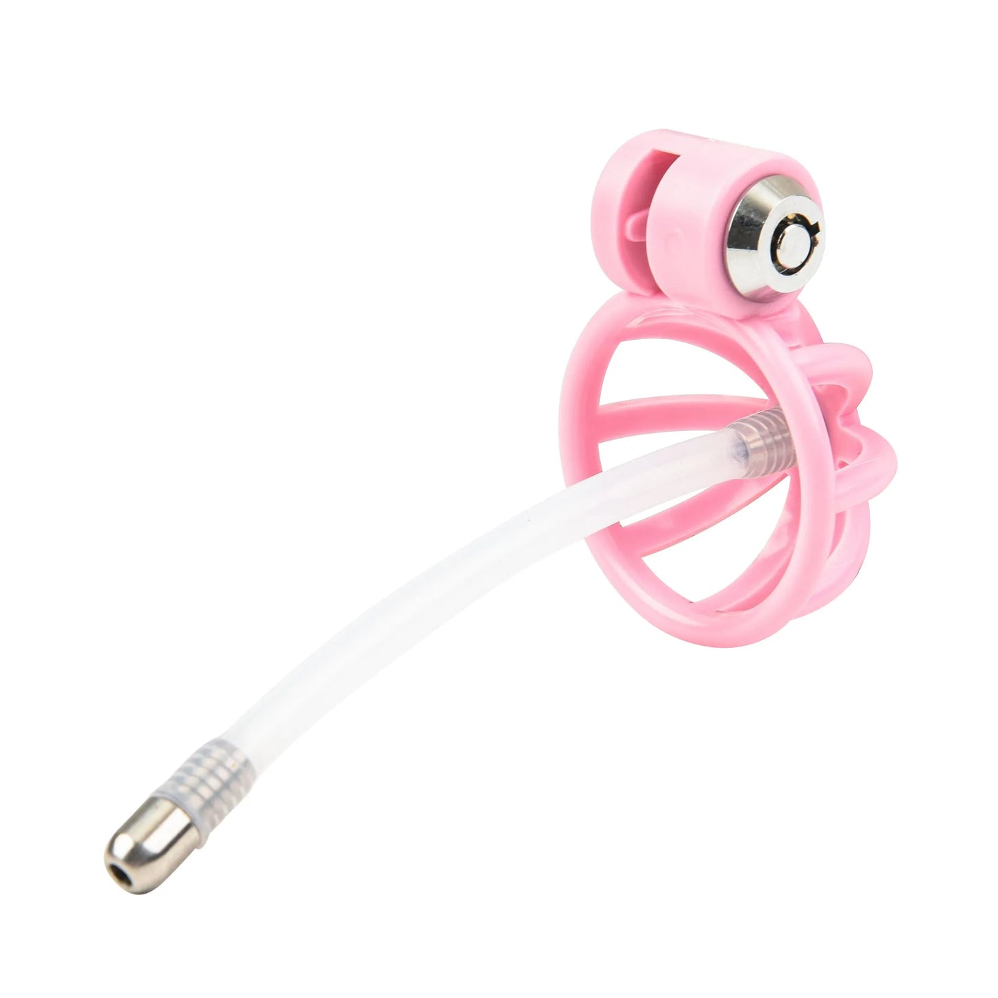 Men's ABS Mesh Birdcage Chastity Lock Ring