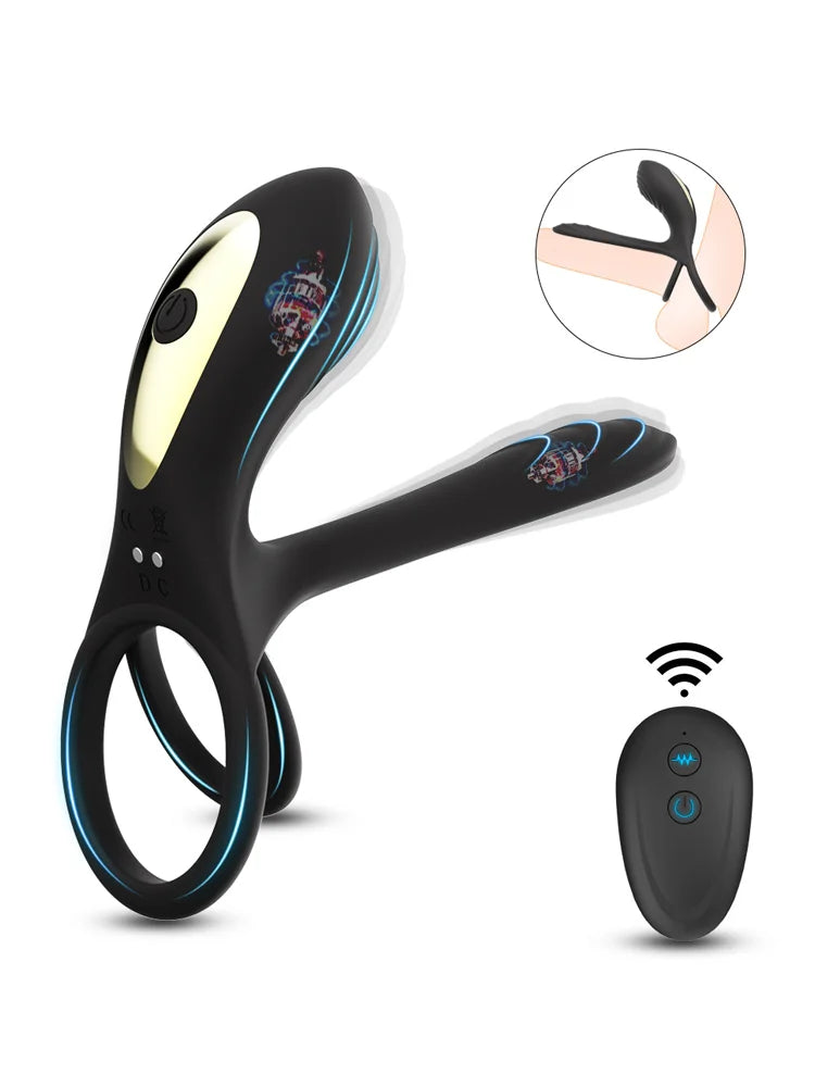 Double-Ring Penis for Delayed Ejaculation