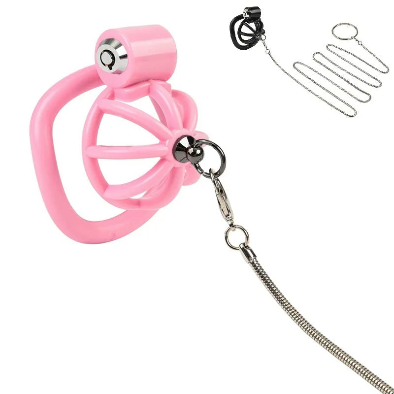 Men's ABS Mesh Birdcage Chastity Lock Ring