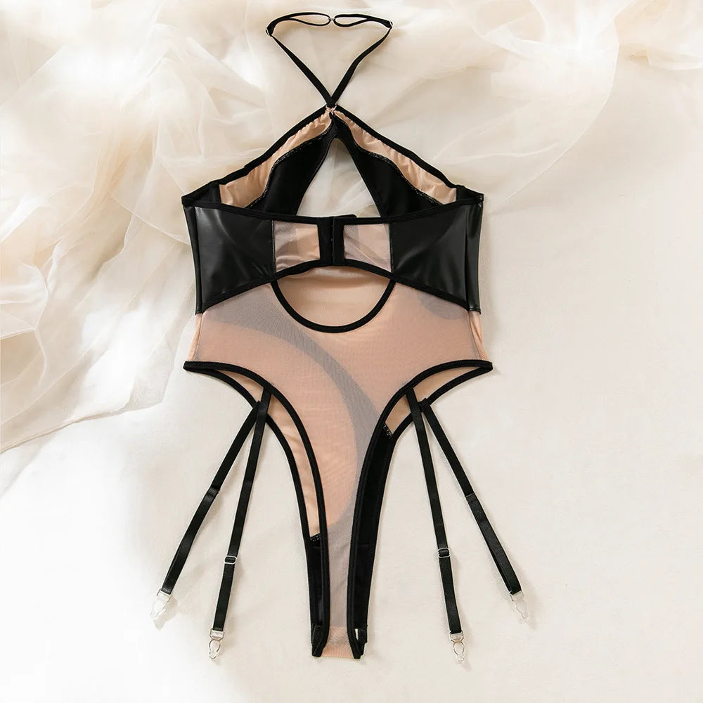 See Through Mesh Bodysuit