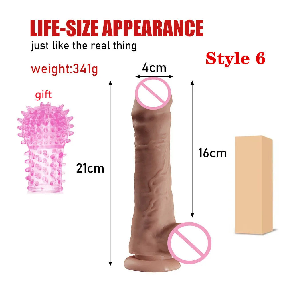 Super Skin Silicone Realistic Dildo