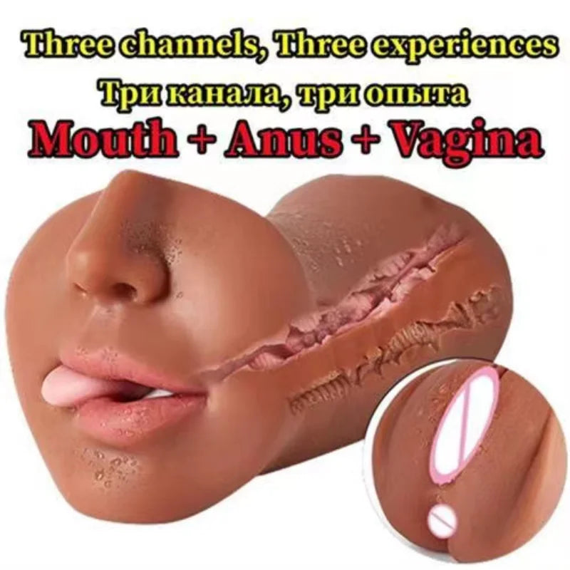 3 IN 1 Vaginal Anus Masturbation Cup