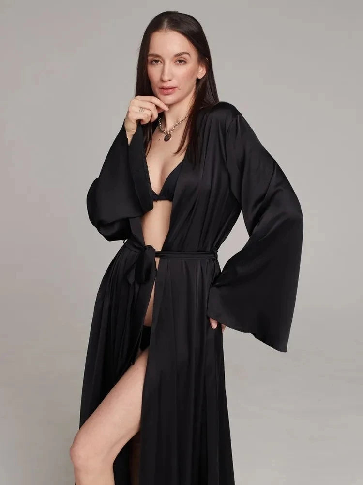 Satin Robe Women's Night