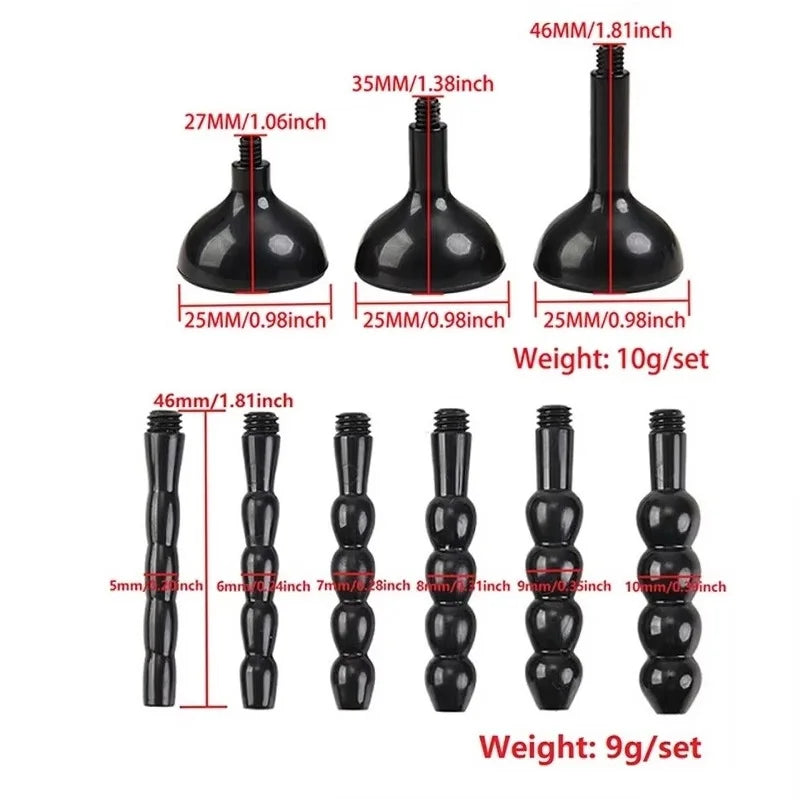 Male Penis Chastity Cage Set 5  Rings