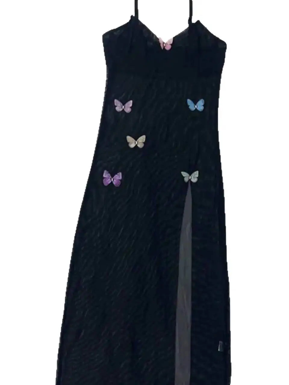 Backless Split Sexy Style Mesh