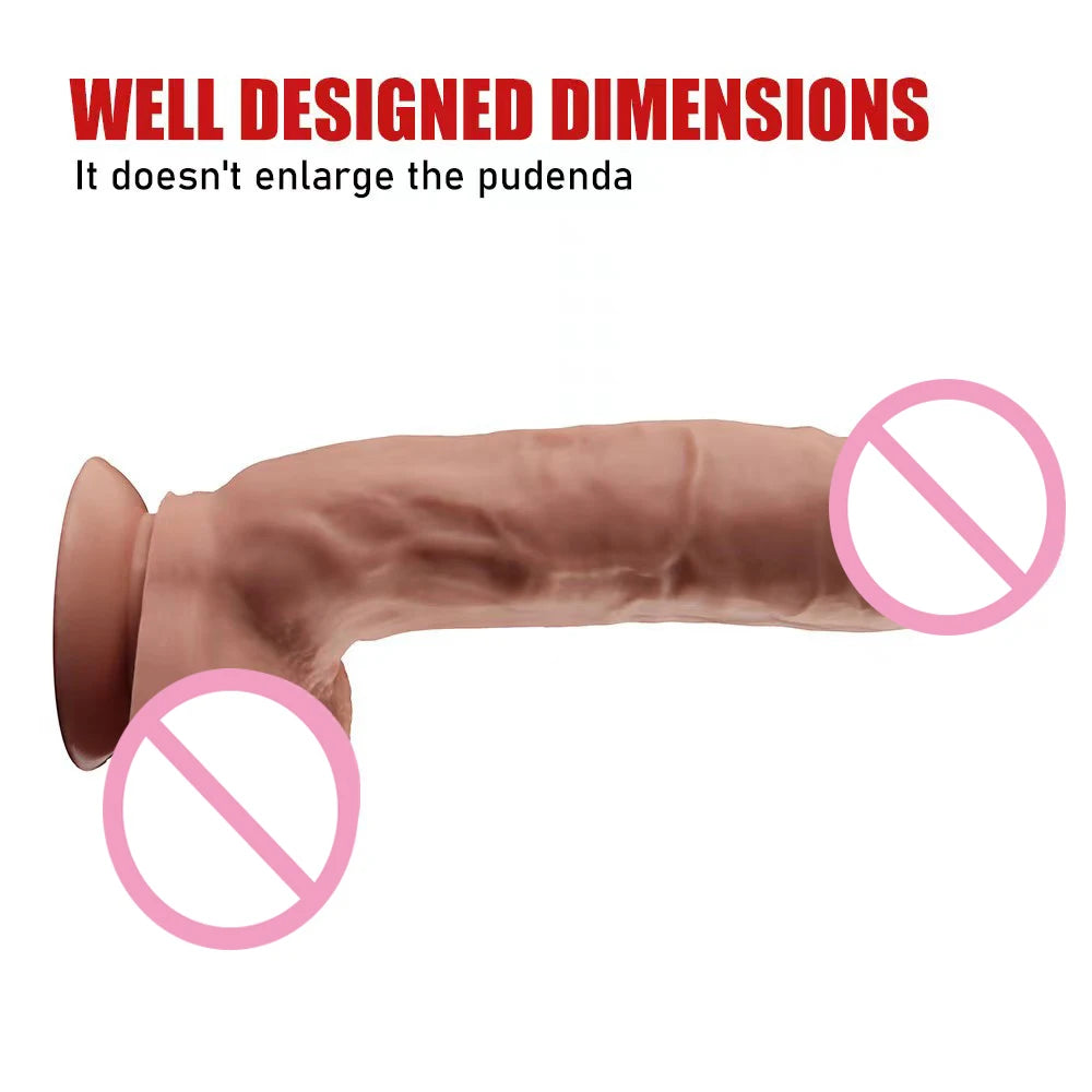 Super Skin Silicone Realistic Dildo