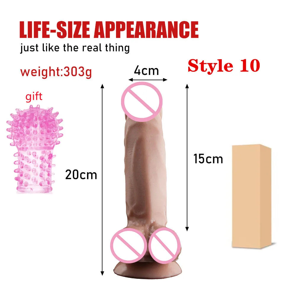 Super Skin Silicone Realistic Dildo