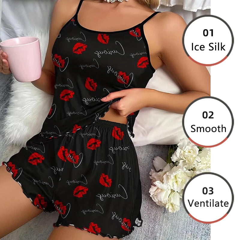 Pajamas Set Sleepwear 2Pcs