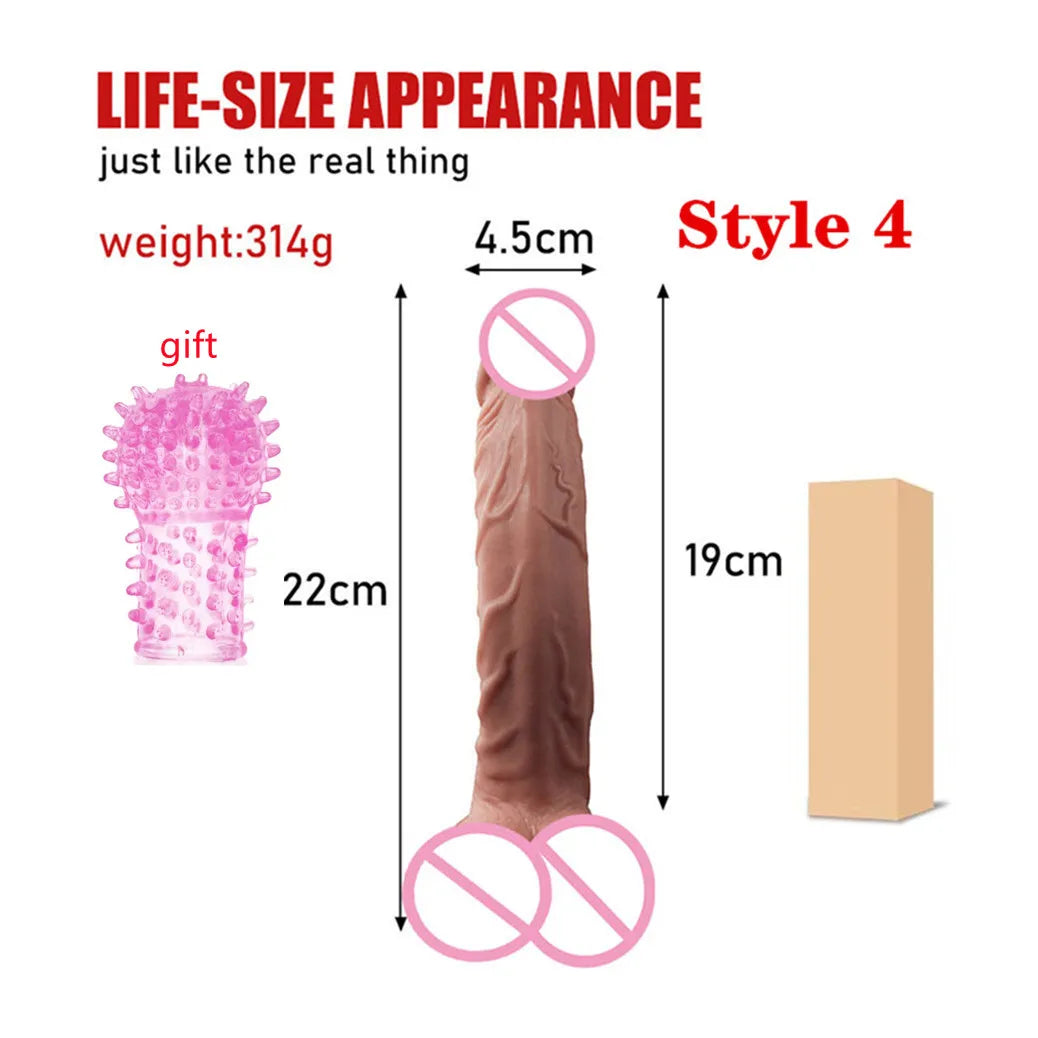 Super Skin Silicone Realistic Dildo