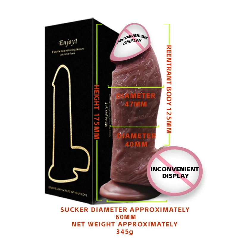 Super Skin Silicone Realistic Dildo