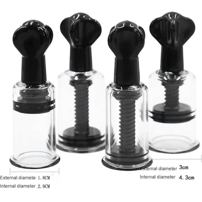 2pcs BDSM Adult Nipple Suction Cup