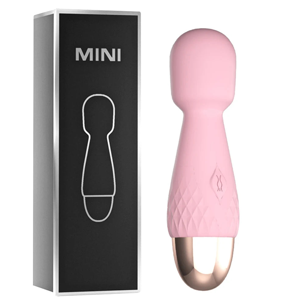 10 Modes Strong Vibration Mini Vibrator Magic Stick USB Charging Massager Clitoris G-Spot Vibrators Sex Toy For Women Adults 18