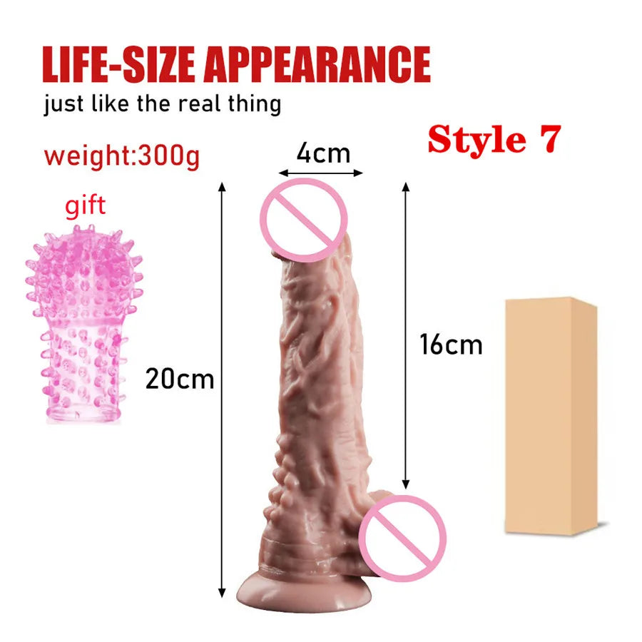 Super Skin Silicone Realistic Dildo