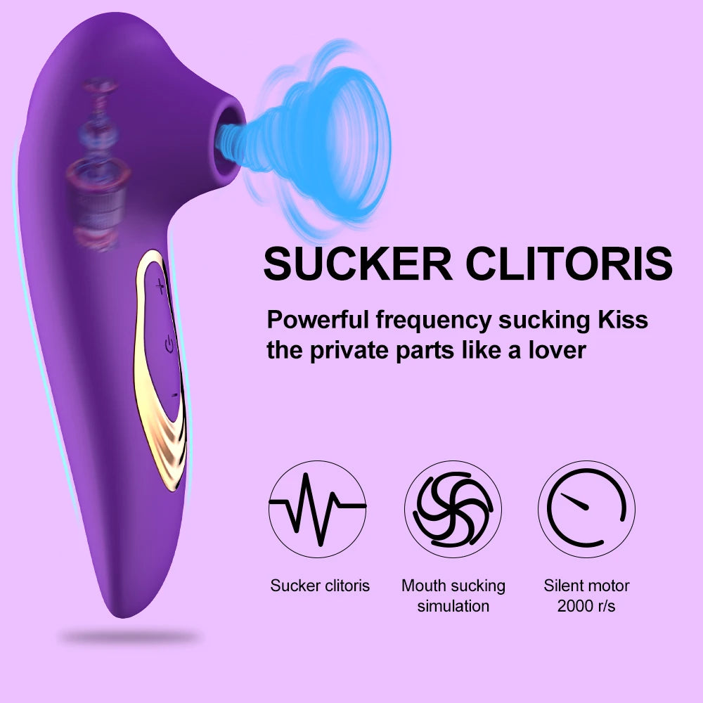 Clitoral Sucker Vibrator Erotic Stimulator