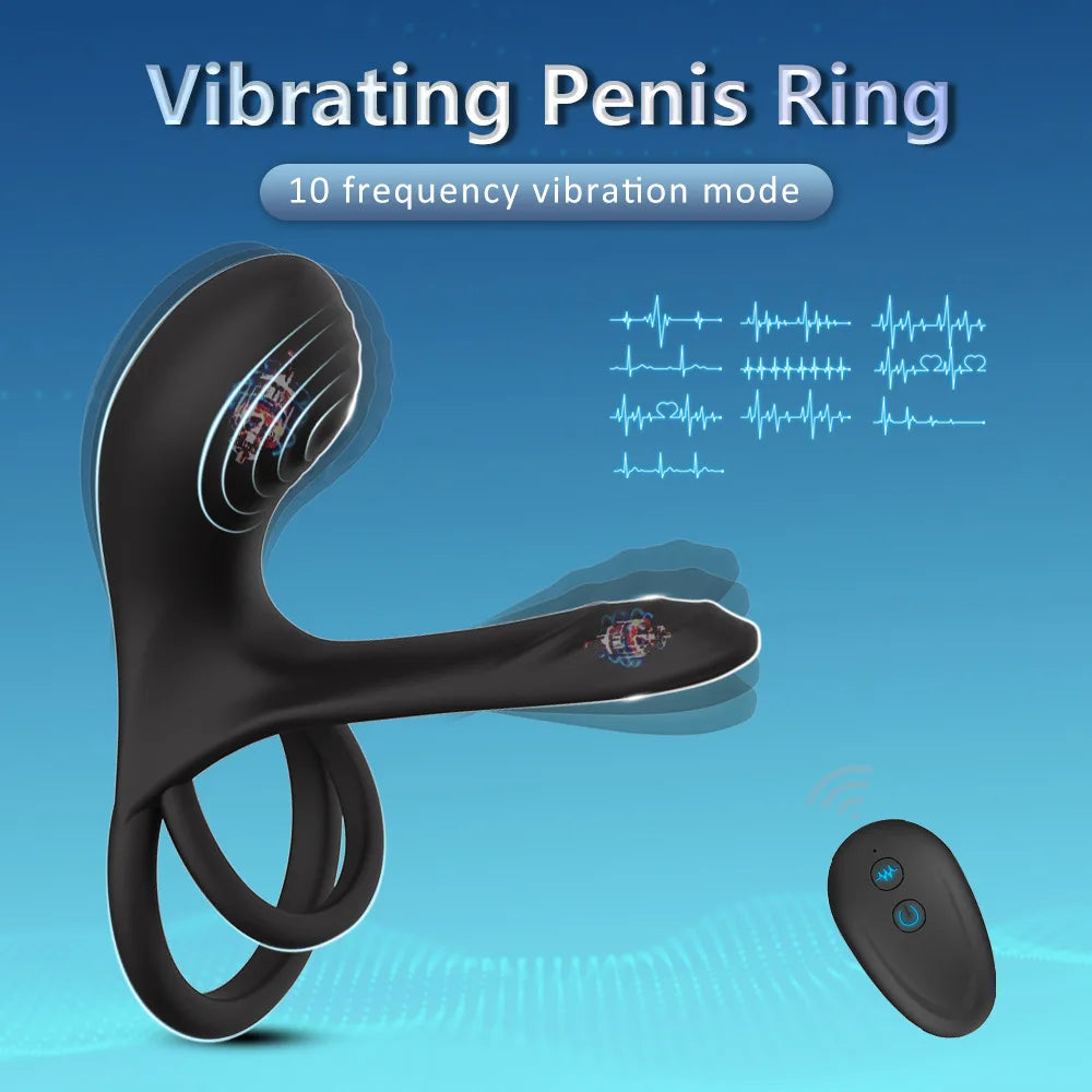 Double-Ring Penis for Delayed Ejaculation