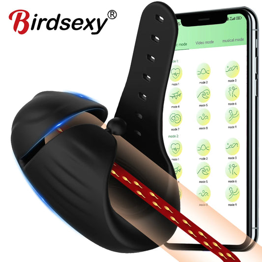 Bluetooth Penis Vibrator for Men Penis Delay