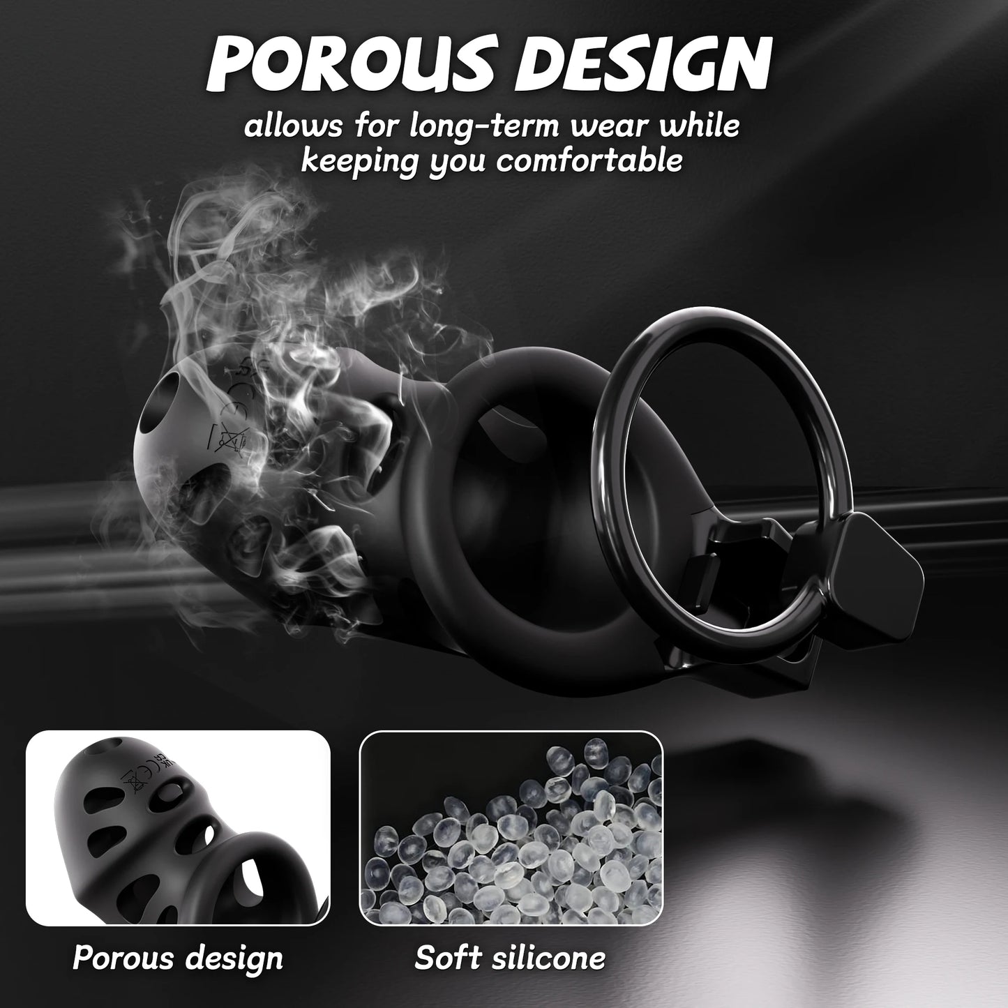 APP Control Vibrating Chastity Cage