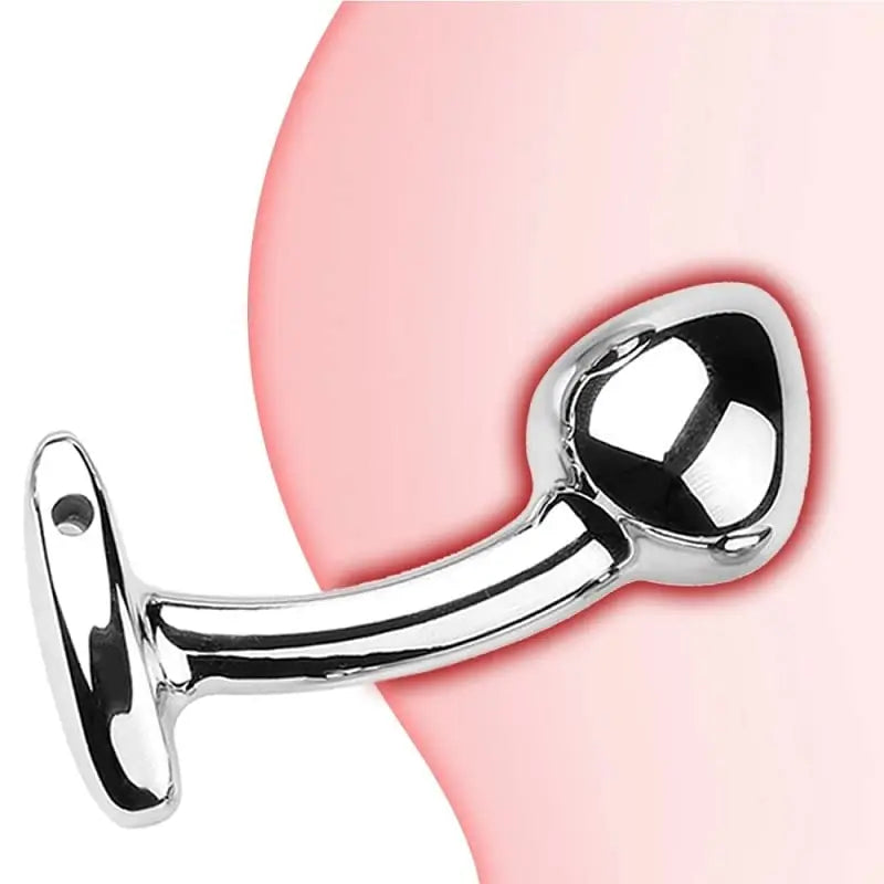 Steel Anal Butt Plug for Woman Female Adult Product