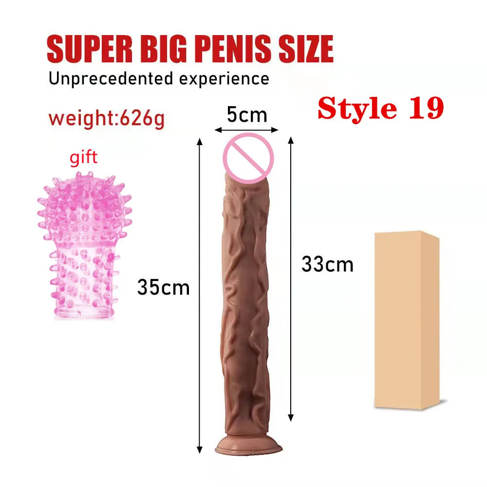 Super Skin Silicone Realistic Dildo