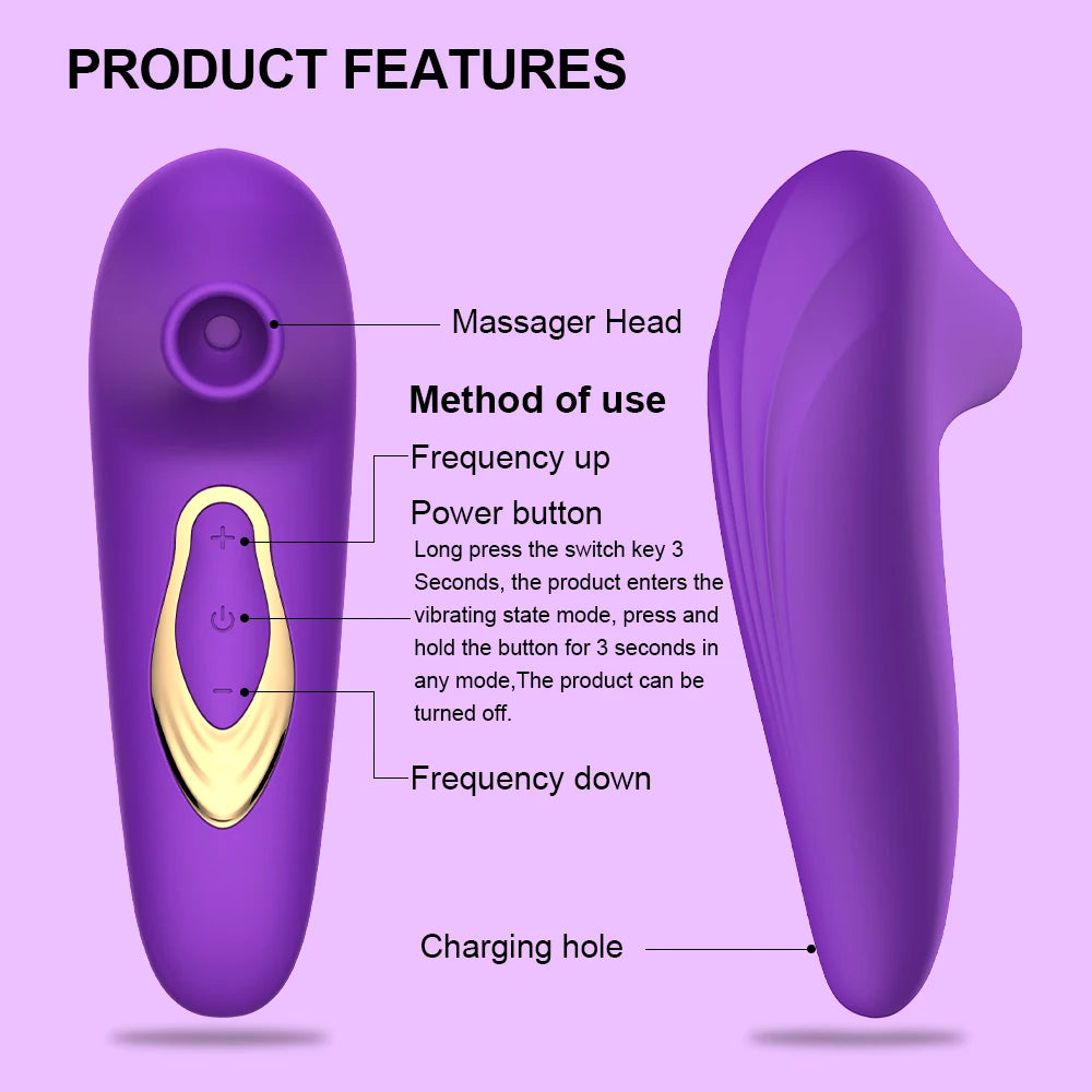 Clitoral Sucker Vibrator Erotic Stimulator