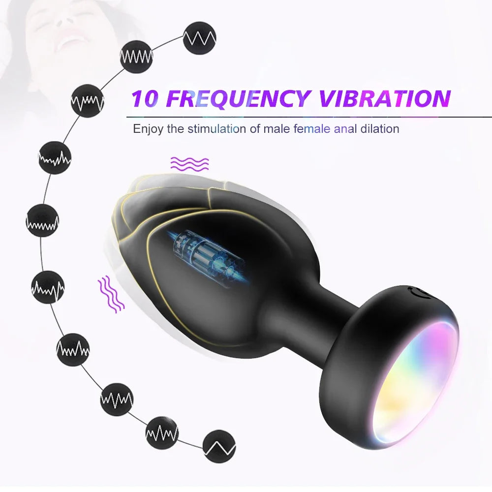 LED Butt plug Anal Vibrator Toy Lanka LED Butt plug Anal Vibrator Toy Lanka