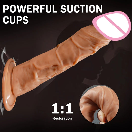 Realistic G-Spot Dildo with Suction Cup