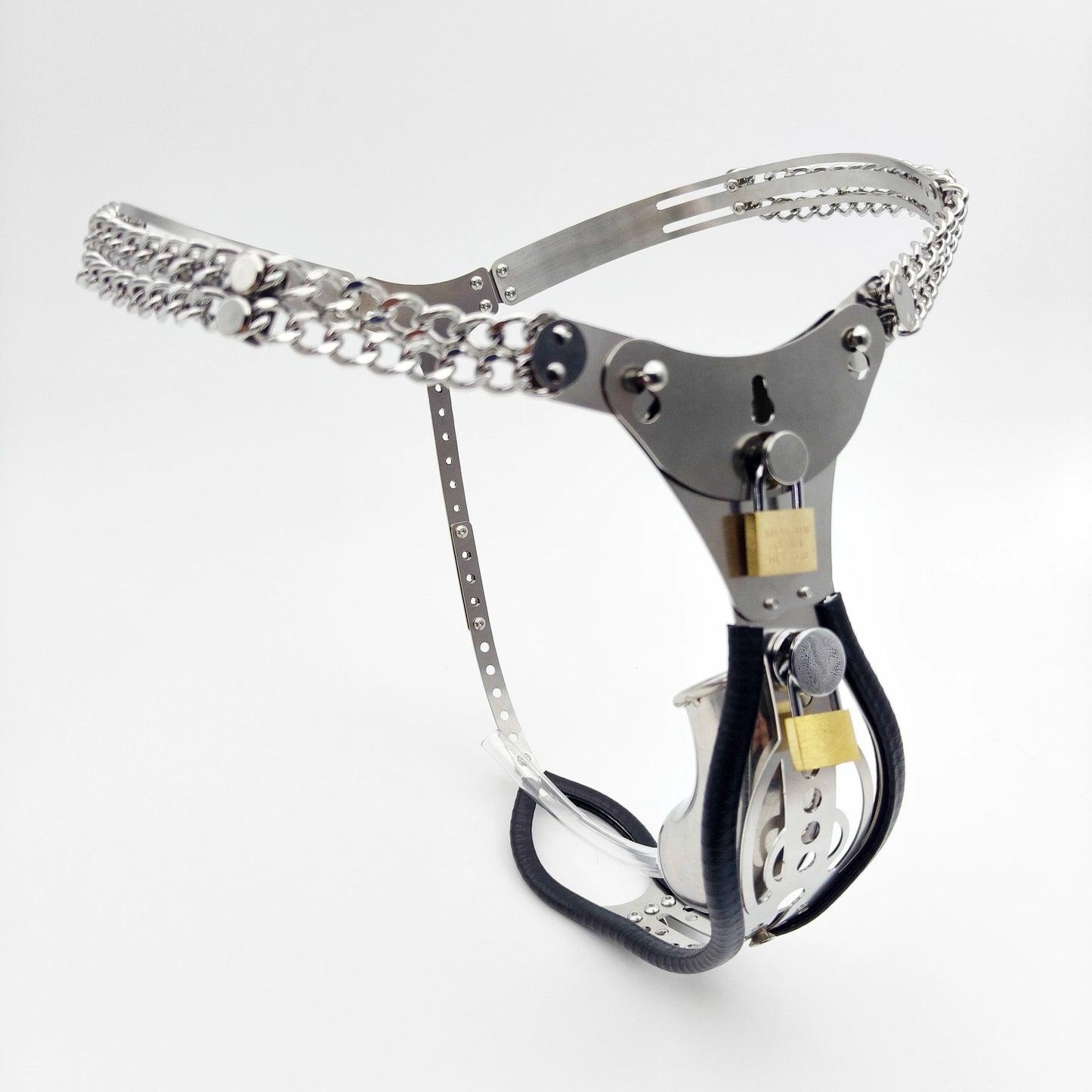 Pearl Metal Female Chastity Belt