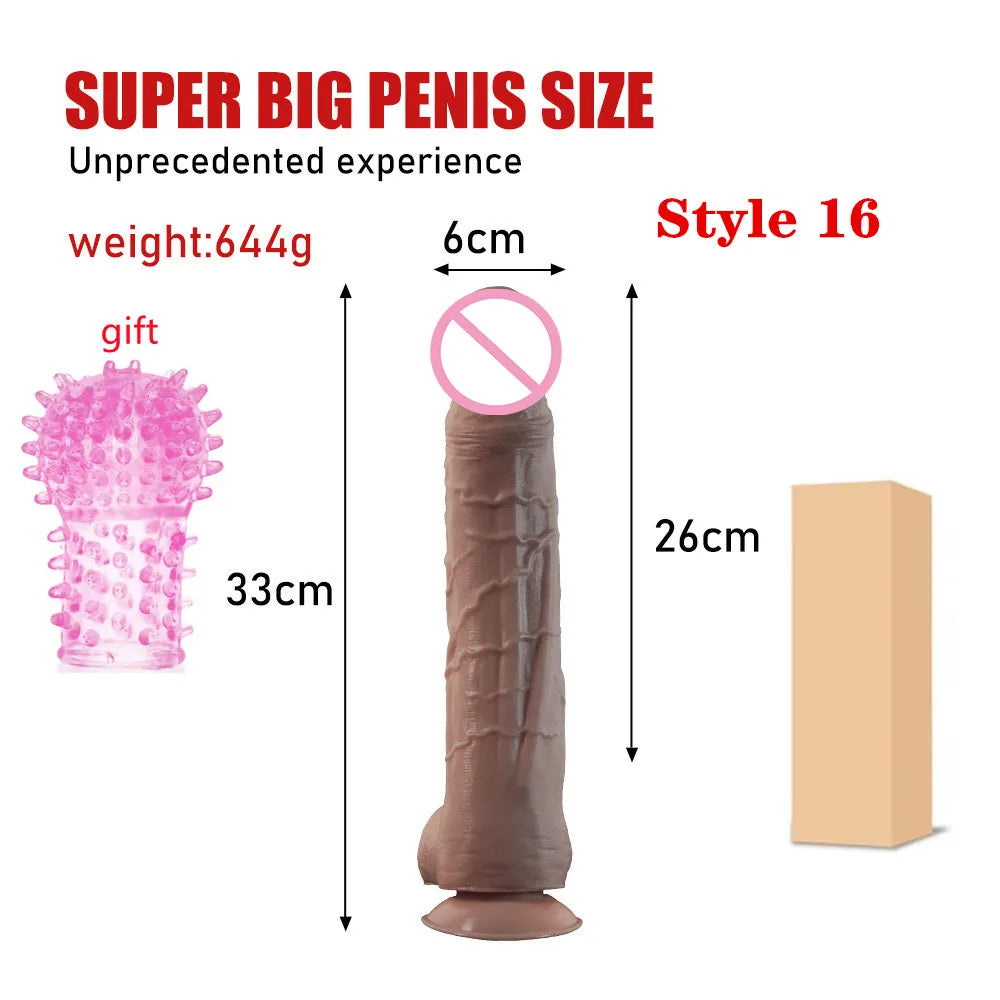 Super Skin Silicone Realistic Dildo