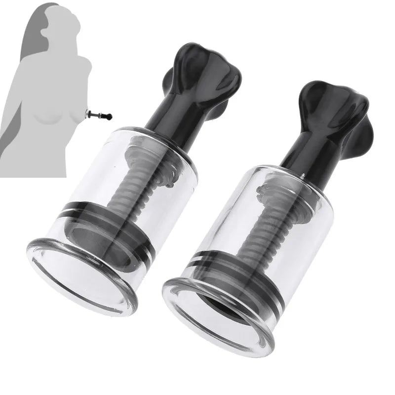 2pcs BDSM Adult Nipple Suction Cup